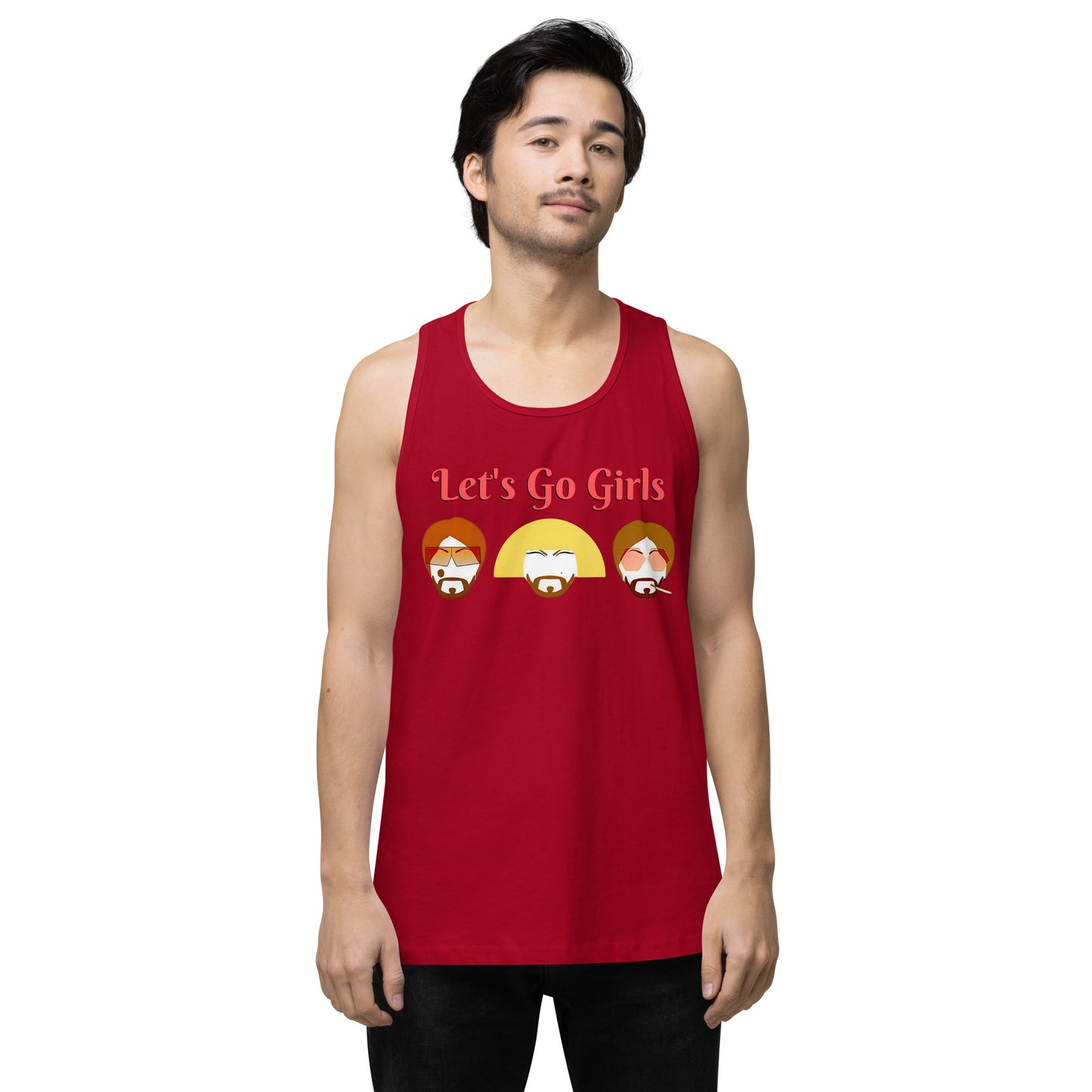 Let's Go Girls Men’s premium tank top