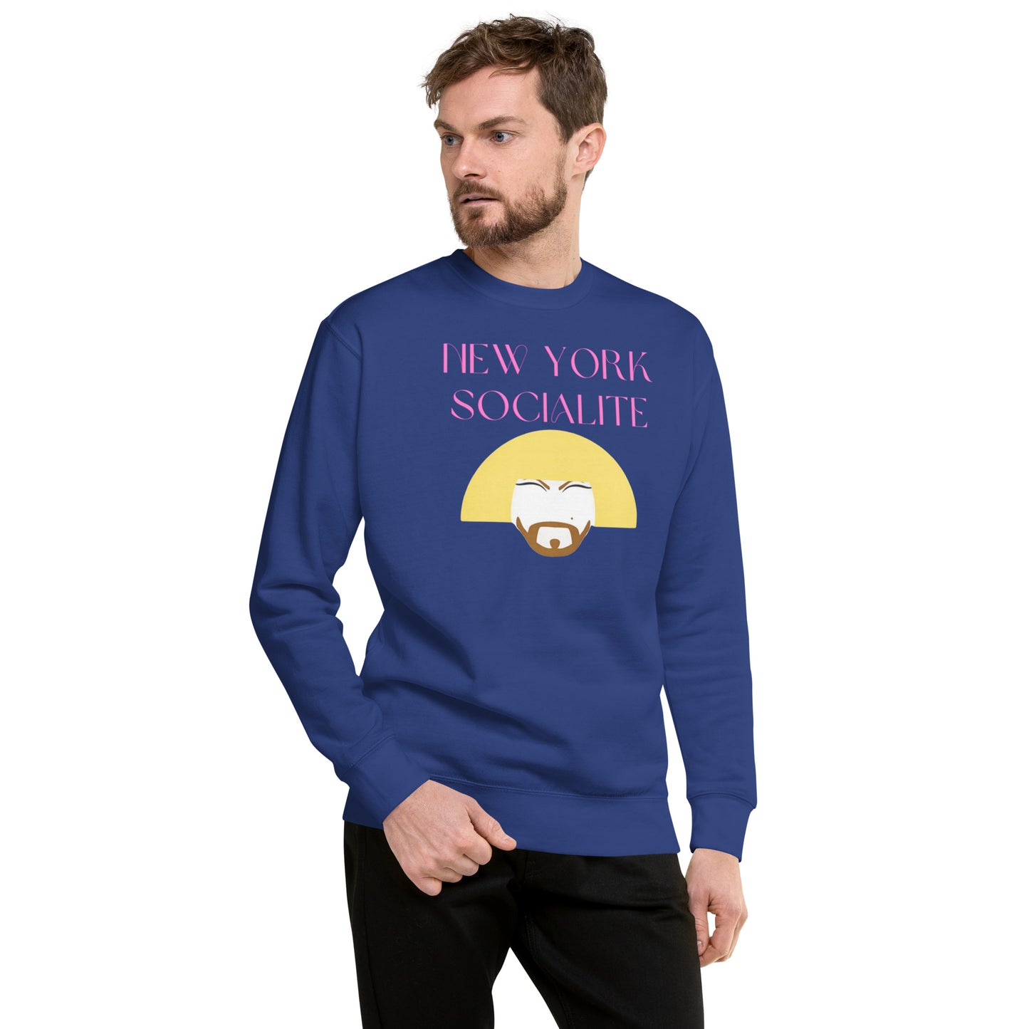 New York Socialite Helen Unisex Premium Sweatshirt