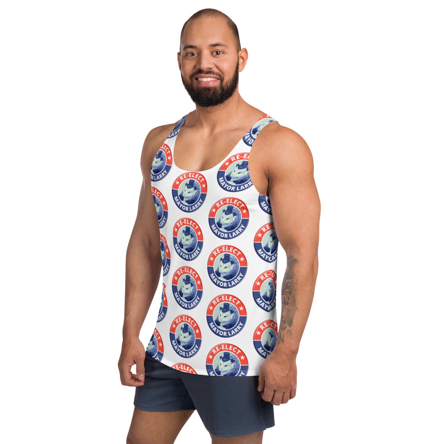 Re-Elect Mayor Larry Unisex Tank Top