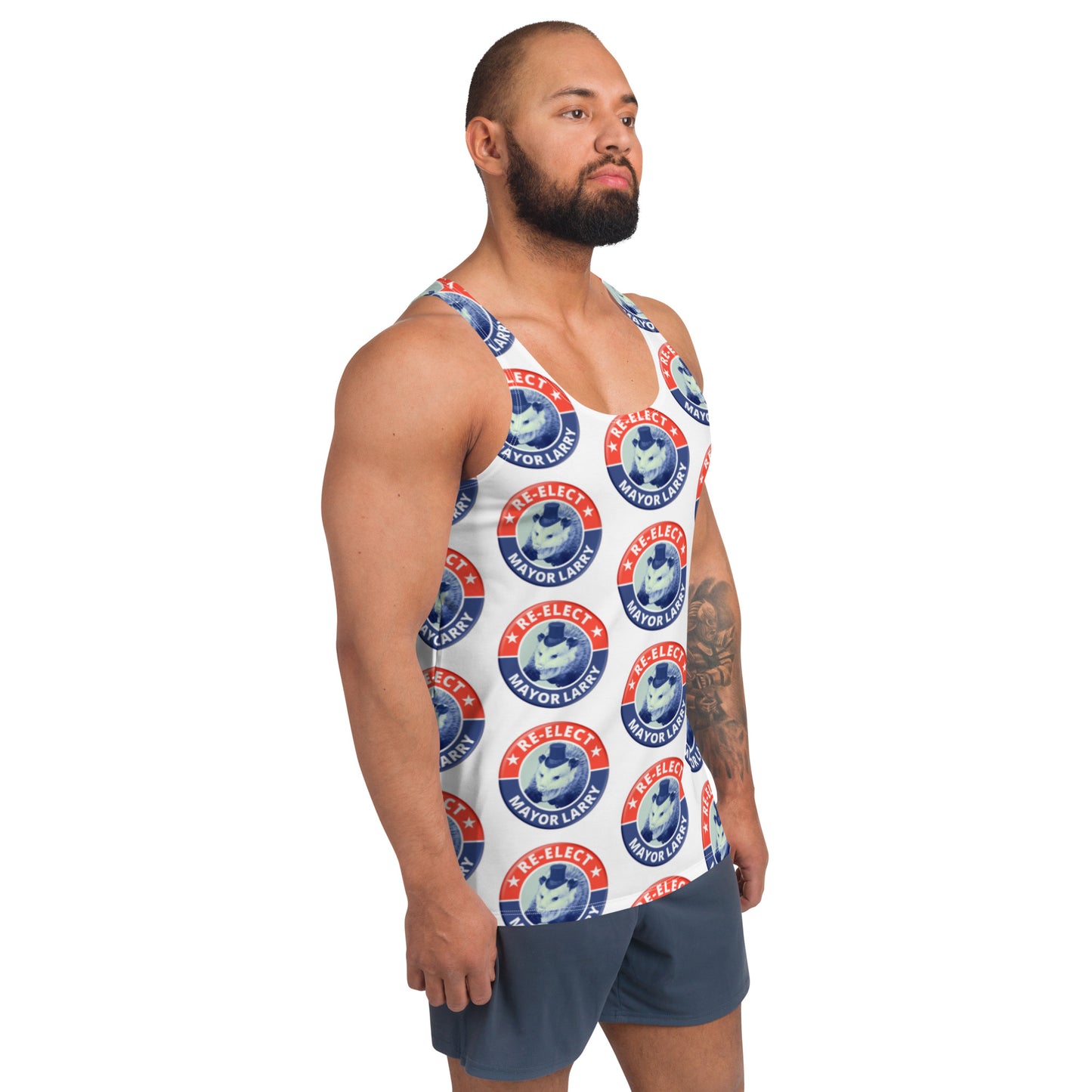 Re-Elect Mayor Larry Unisex Tank Top