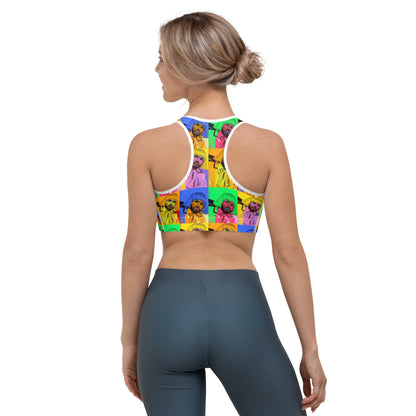 Pop Art Helen Sports bra