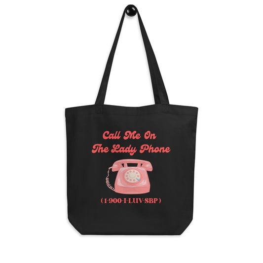 Lady Phone Eco Tote Bag