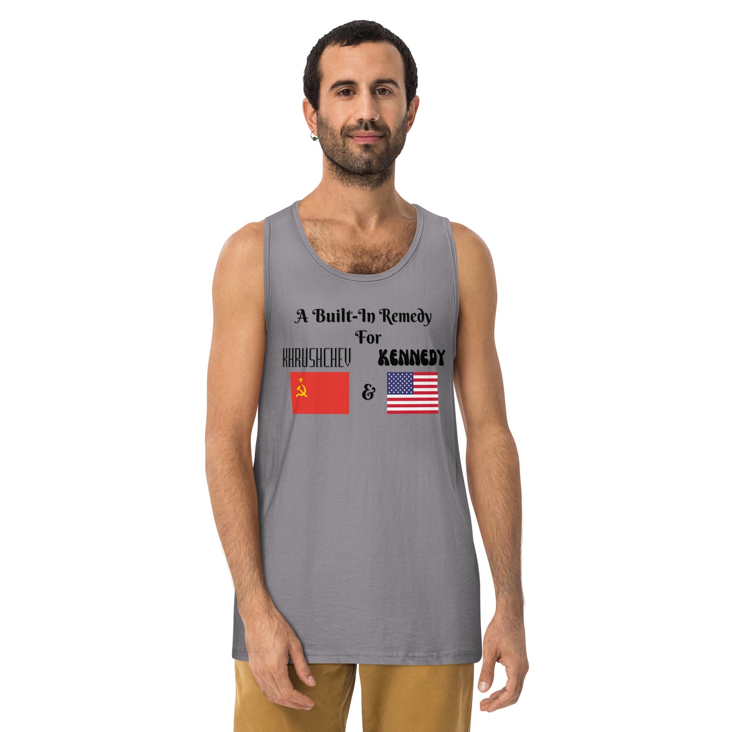 Khrushchev & Kennedy Men’s premium tank top