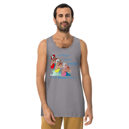 Bigger & Faster Men’s premium tank top