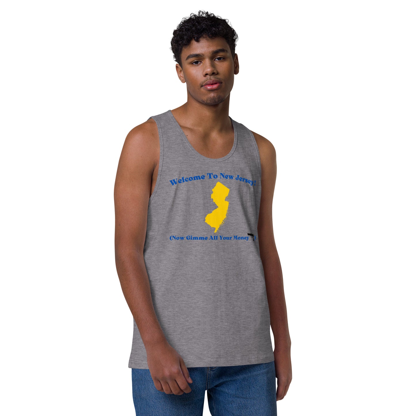 Welcome to New Jersey Men’s premium tank top