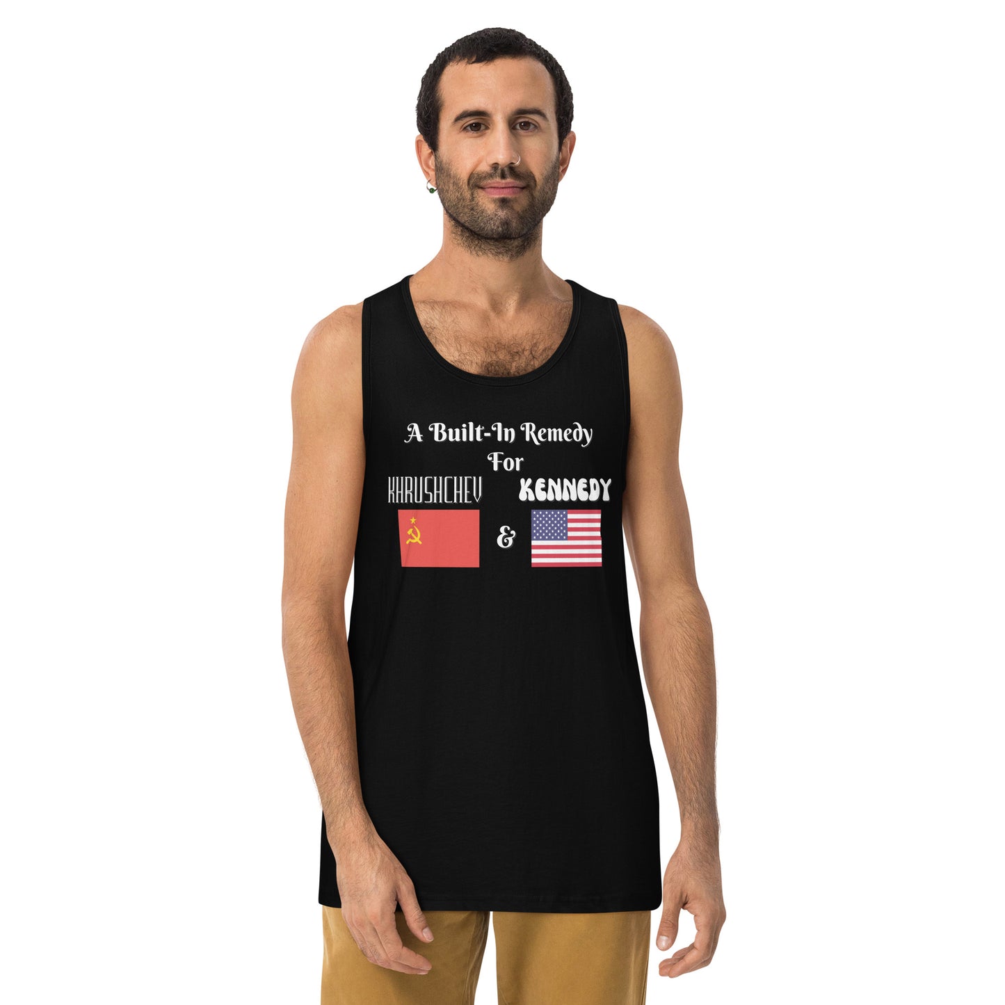 Khrushchev & Kennedy Men’s premium tank top