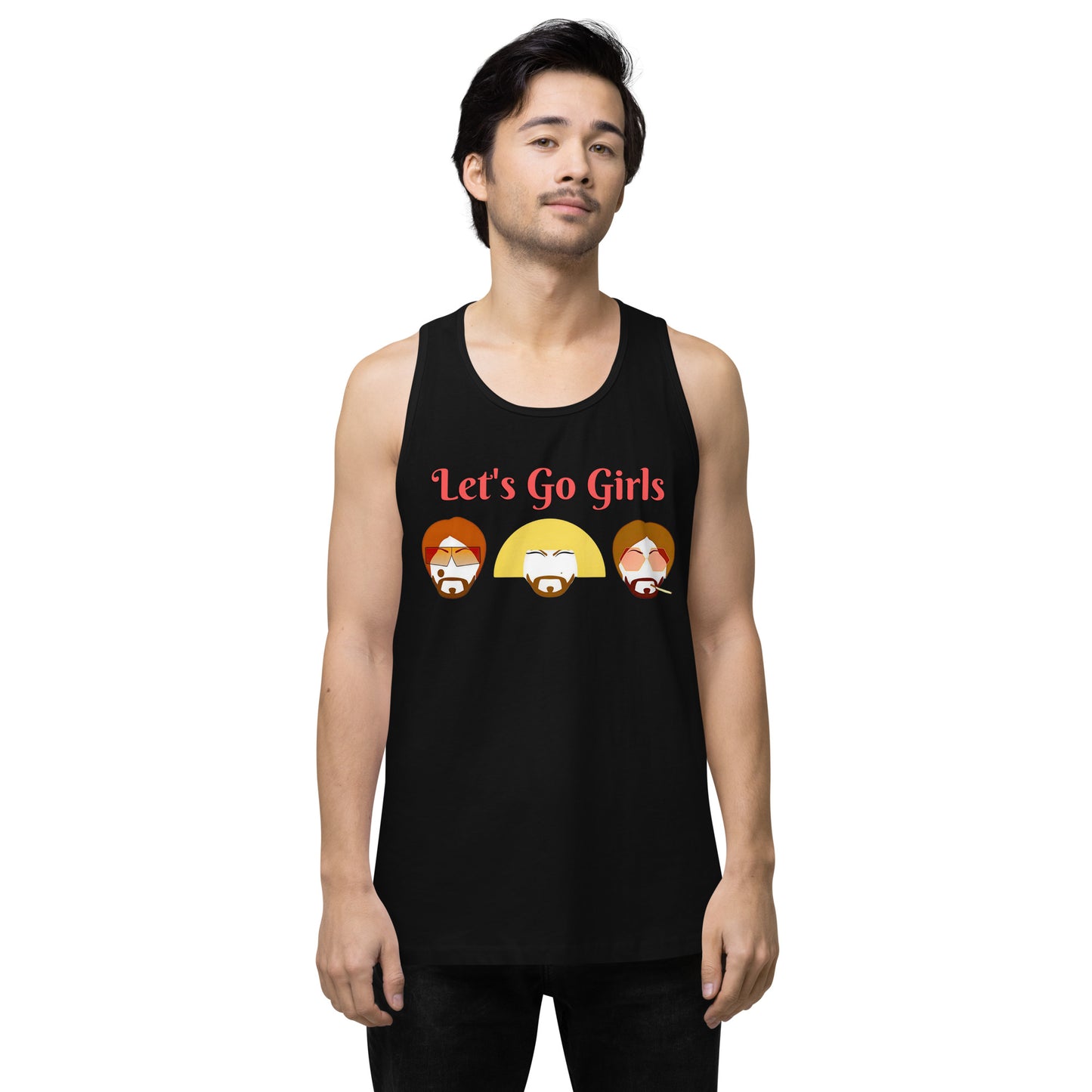 Let's Go Girls Men’s premium tank top