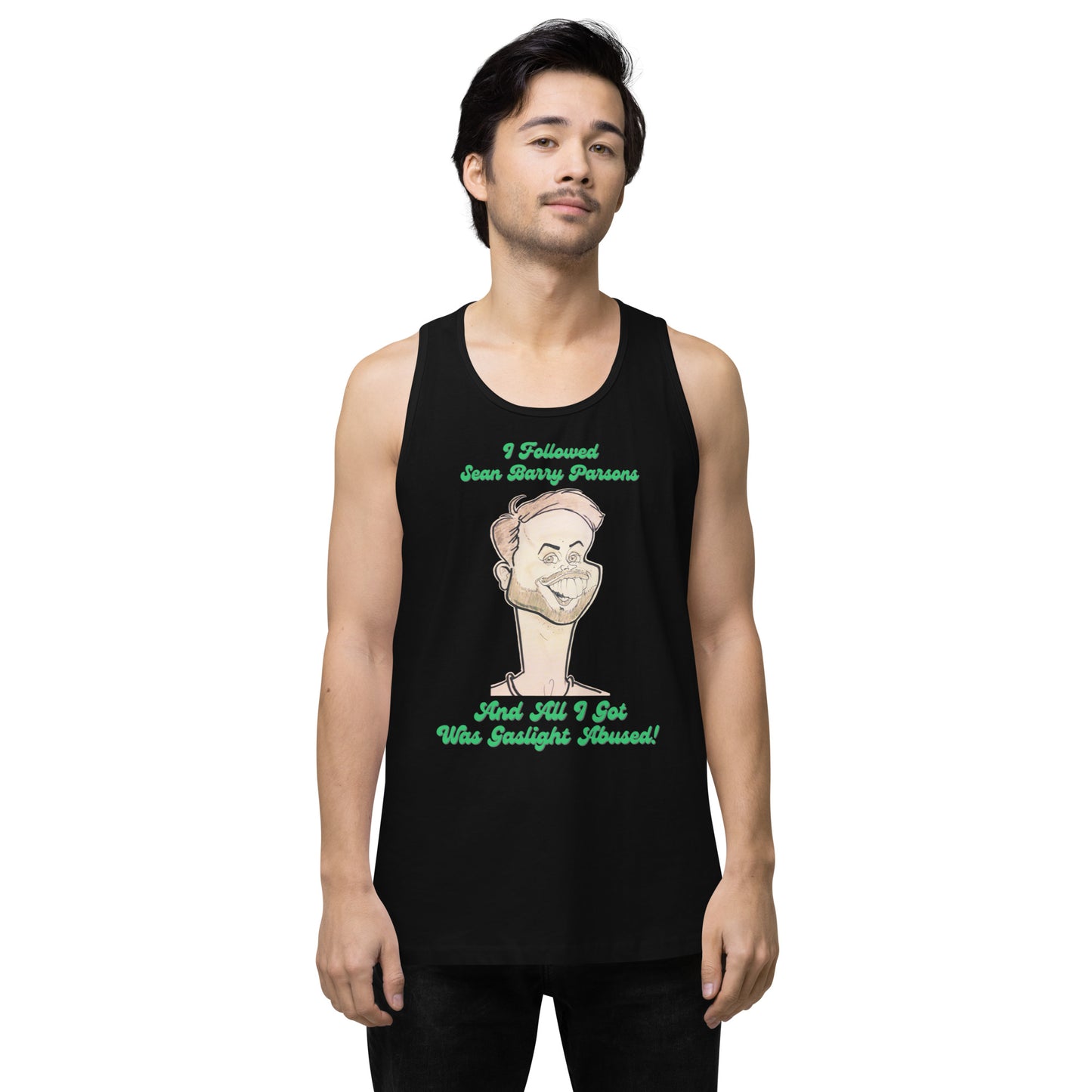 Gaslight Abuse Men’s premium tank top