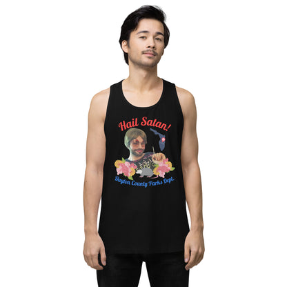 Hail Satan! Loretta Men’s premium tank top