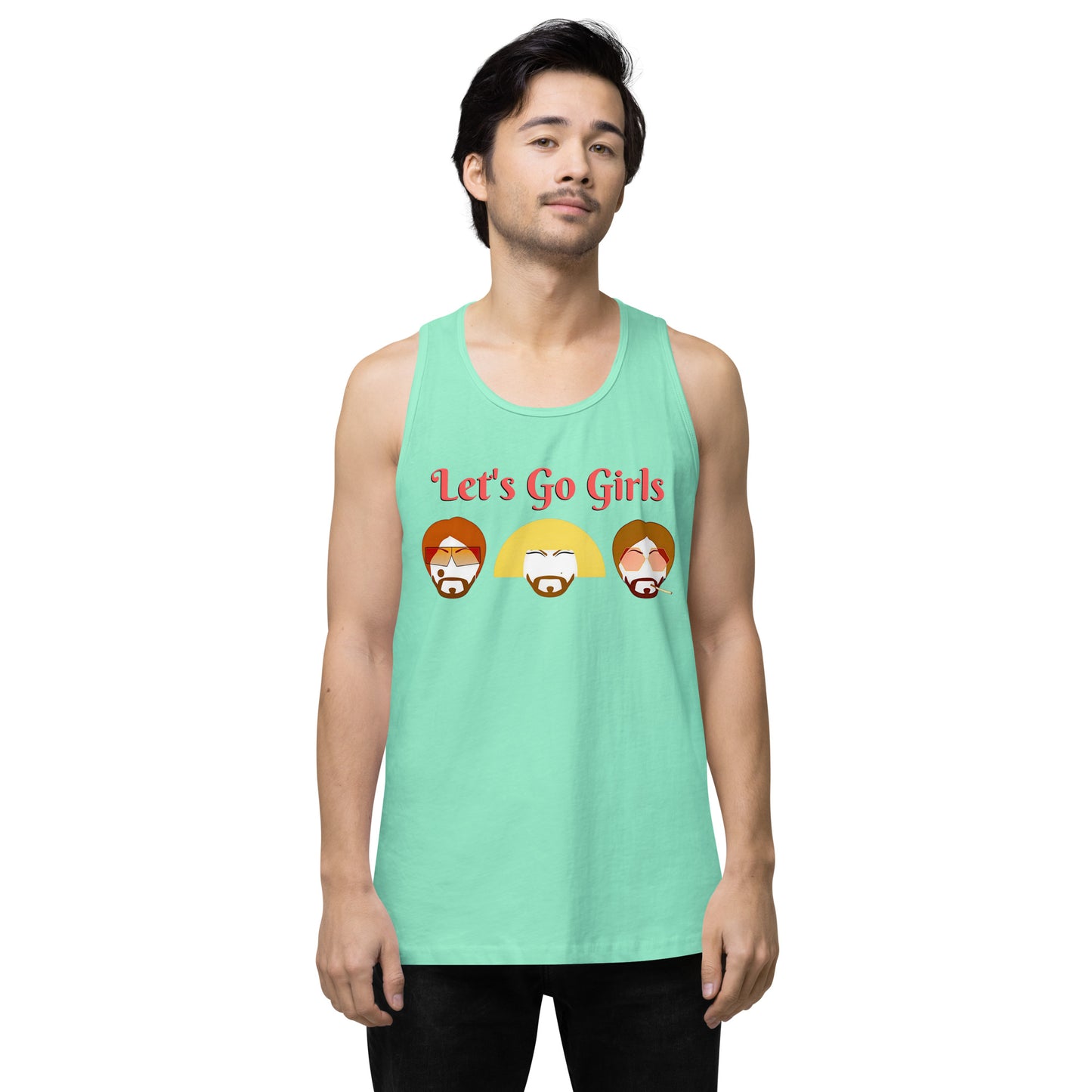 Let's Go Girls Men’s premium tank top