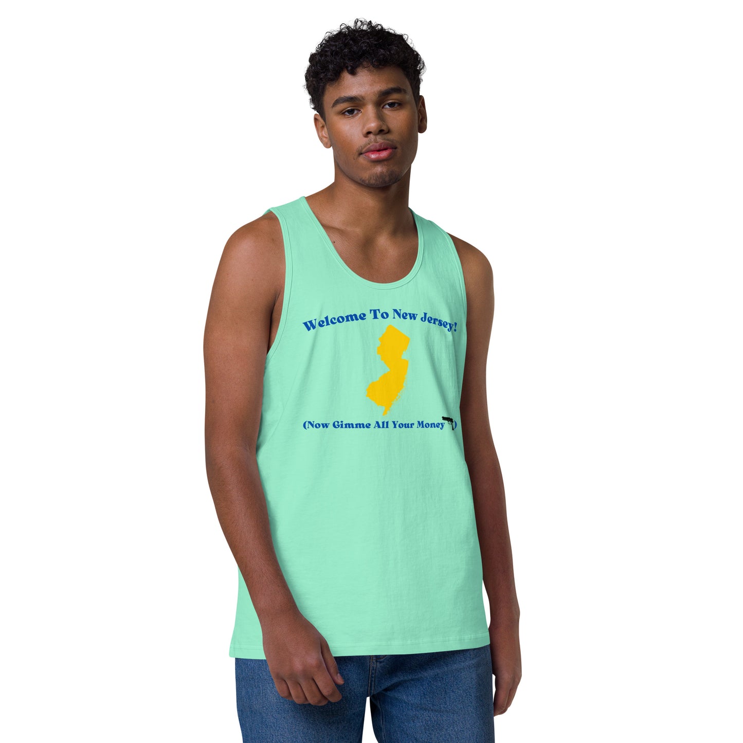 Welcome to New Jersey Men’s premium tank top