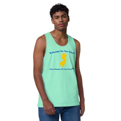 Welcome to New Jersey Men’s premium tank top