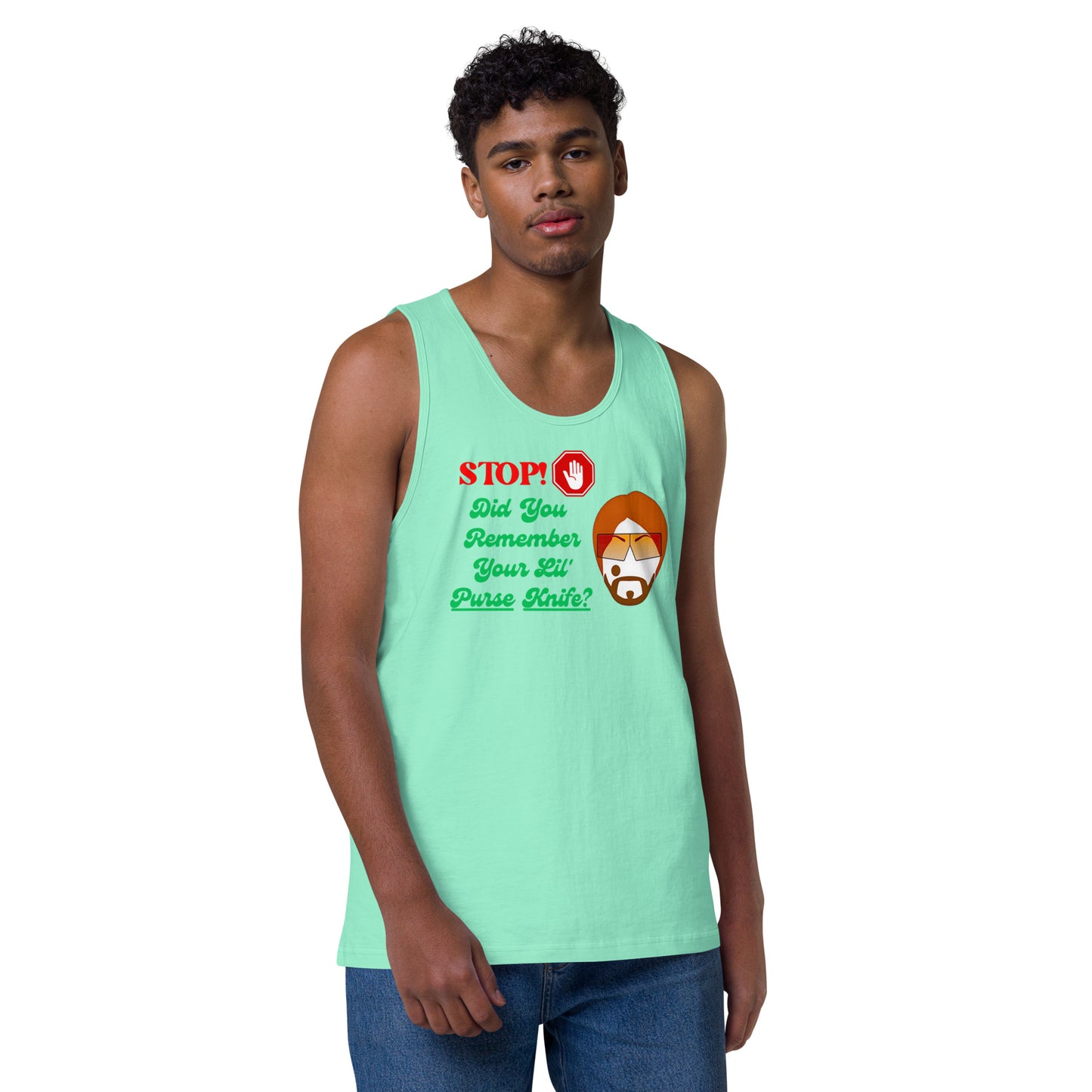 Mickey's Purse Knife Men’s premium tank top