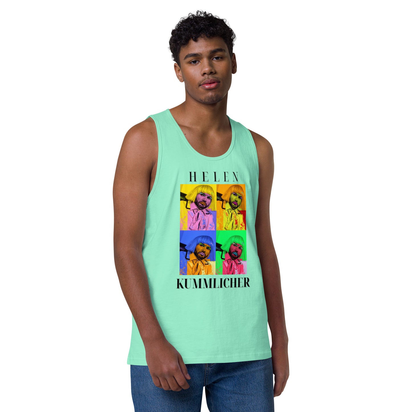 Pop Art Helen Men’s premium tank top