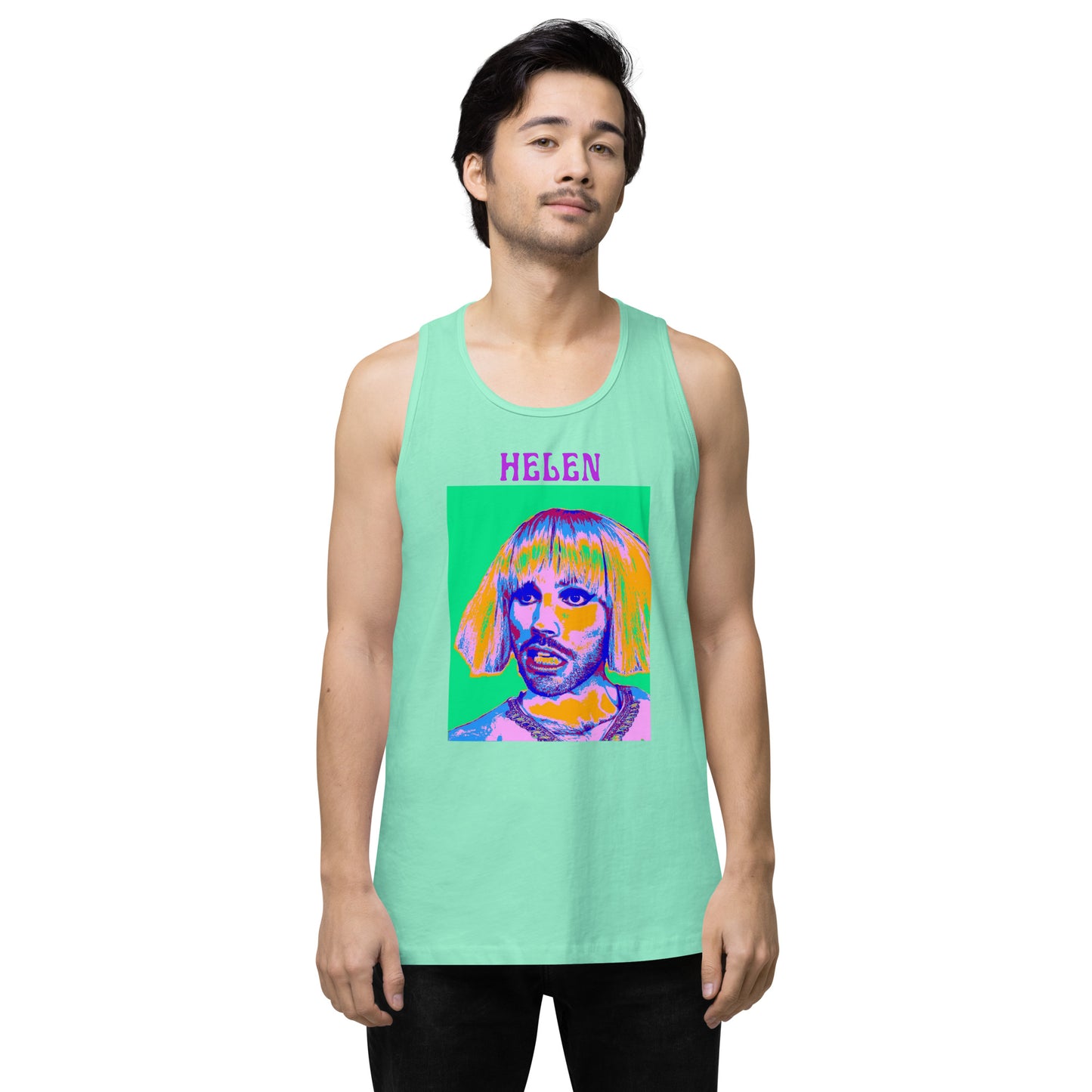 Helen Acid Trip Men’s premium tank top