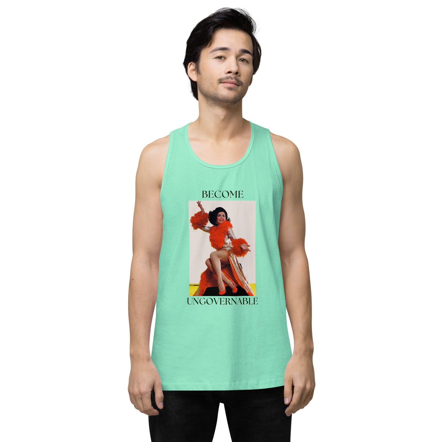 Ann Miller Men’s premium tank top