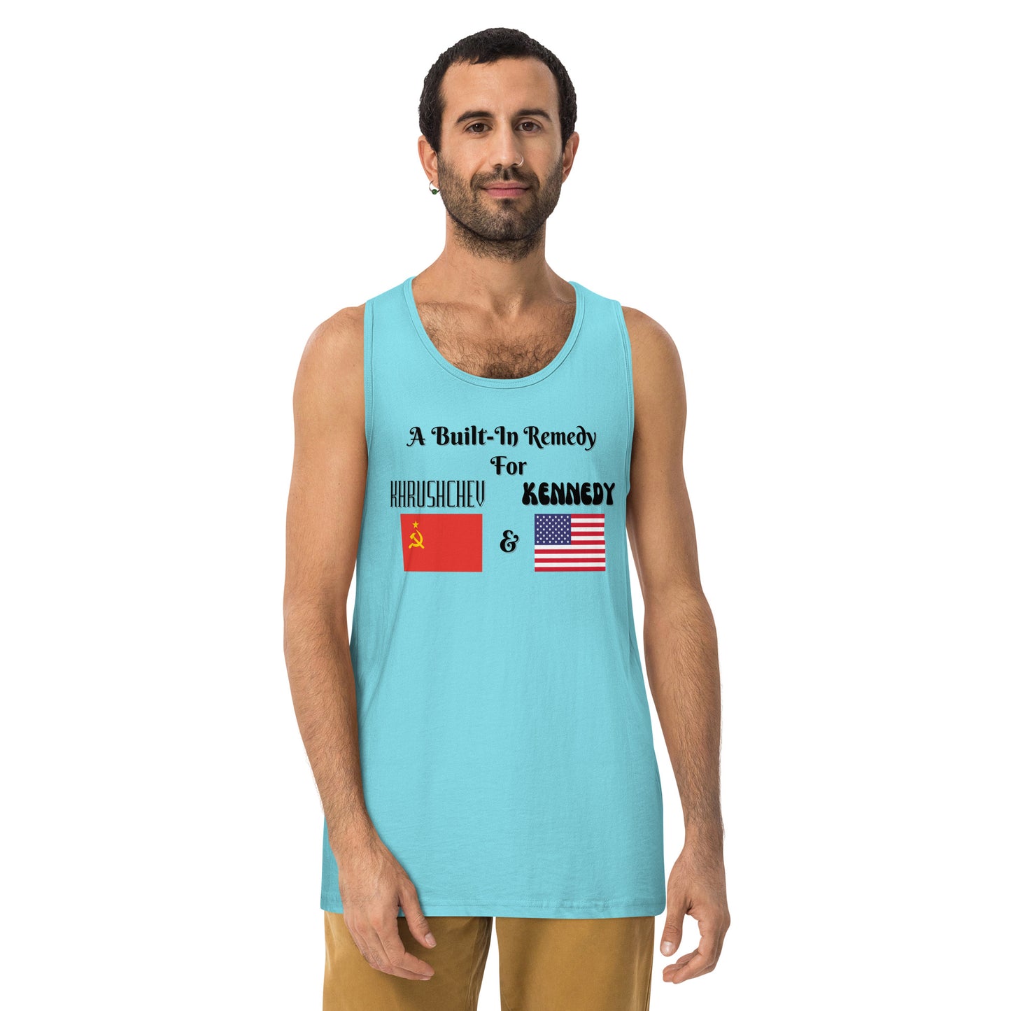 Khrushchev & Kennedy Men’s premium tank top