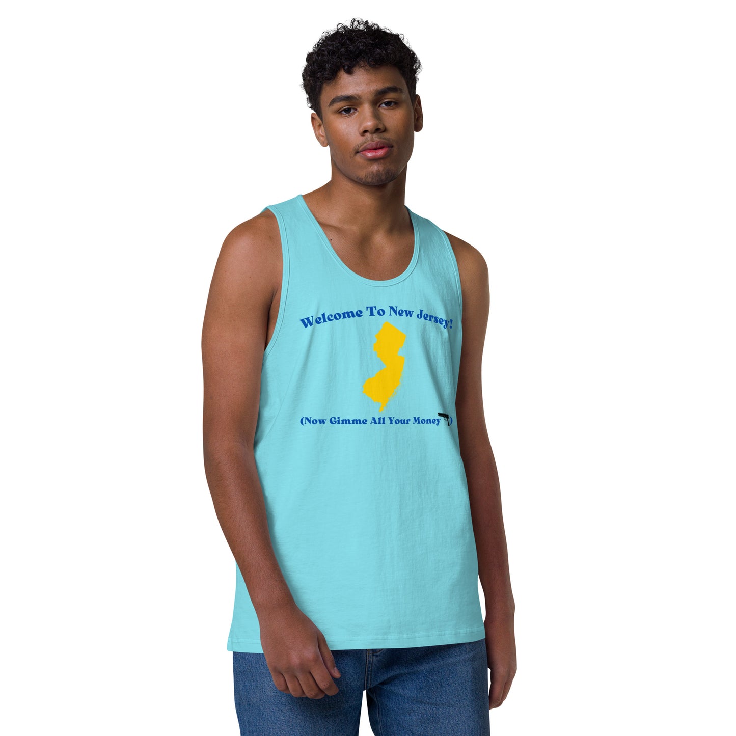 Welcome to New Jersey Men’s premium tank top