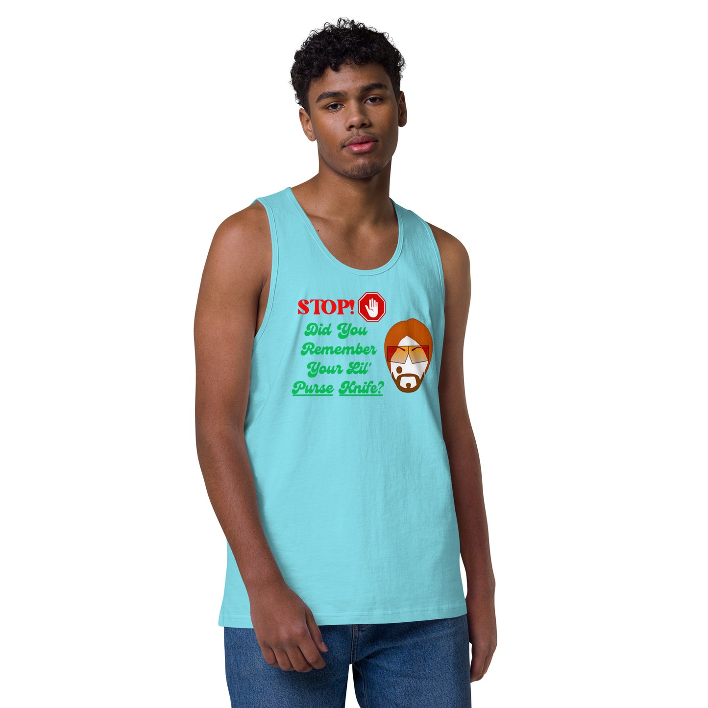 Mickey's Purse Knife Men’s premium tank top