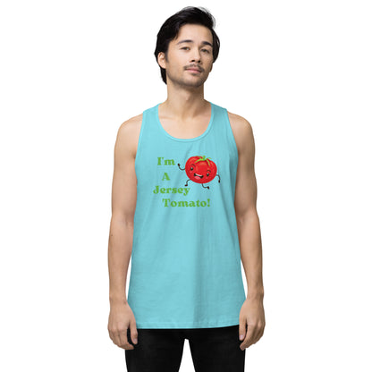 Jersey Tomato Men’s premium tank top