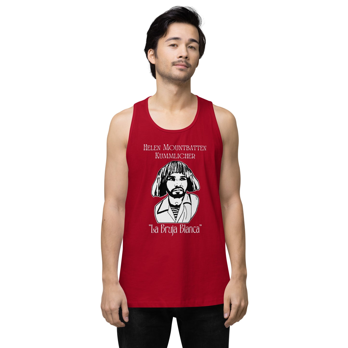 La Bruja Blanca Men’s premium tank top