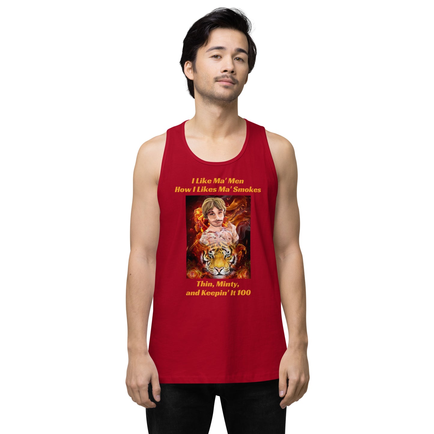 Tiger Queen Men’s premium tank top