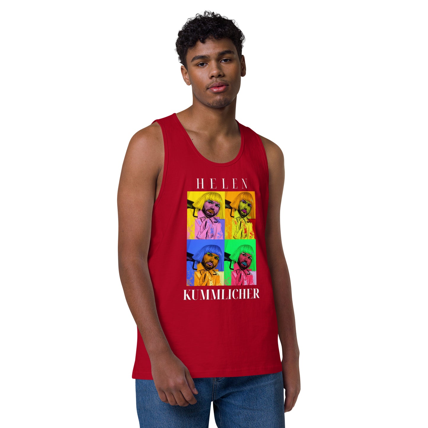 Pop Art Helen Men’s premium tank top