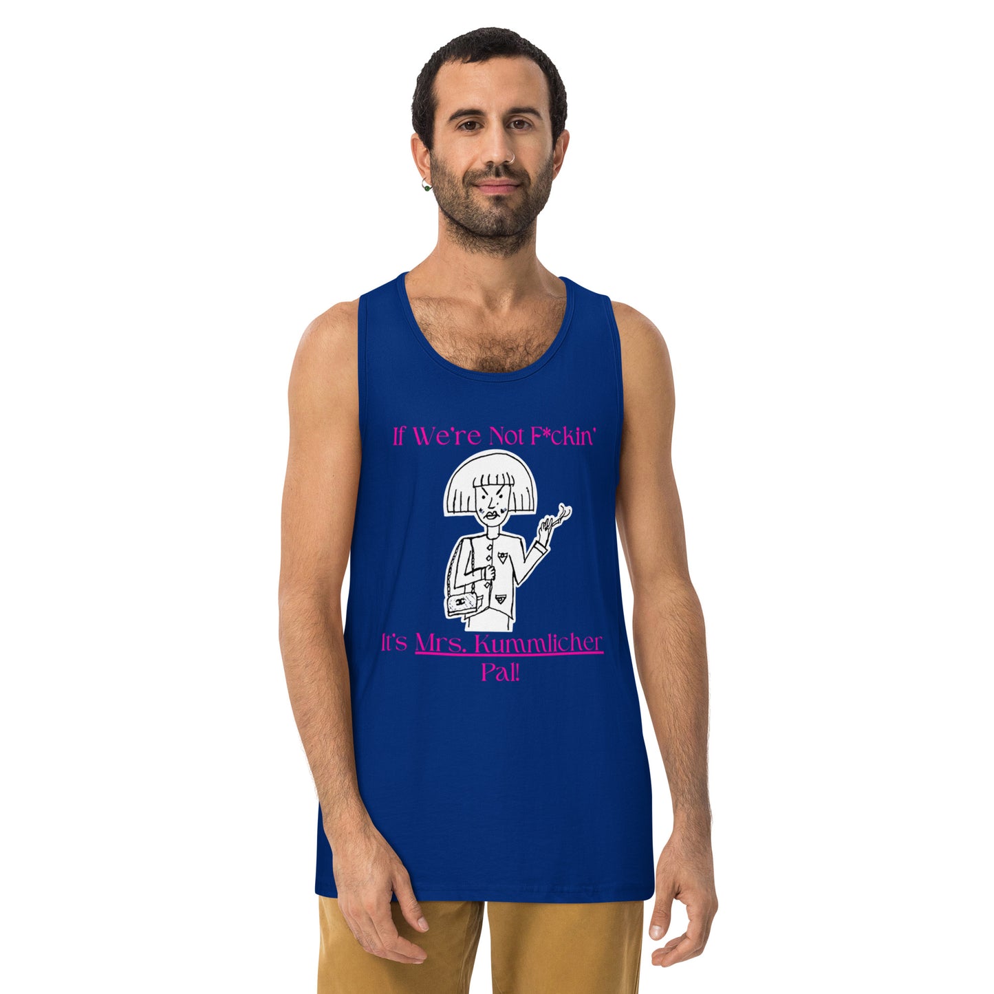 Mrs. Kummlicher Men’s premium tank top