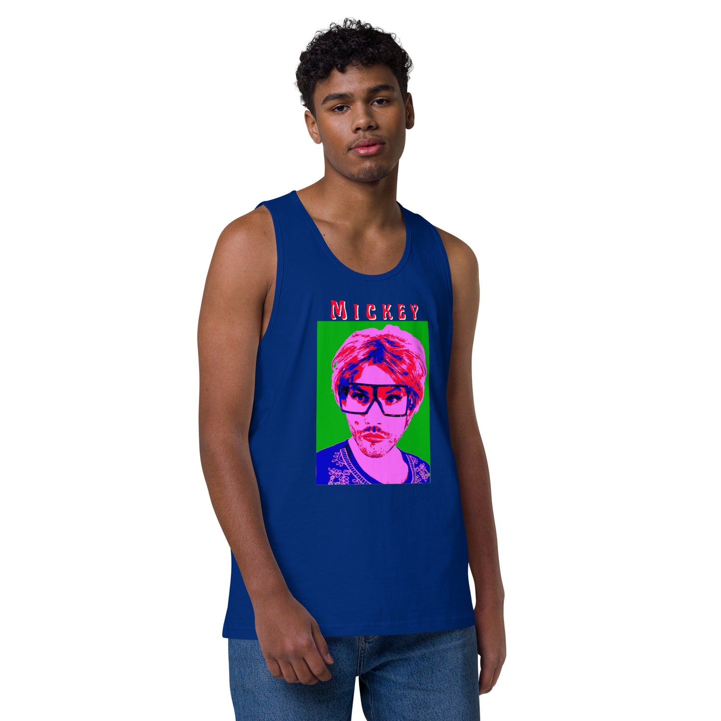 Pop Art Mickey Men’s premium tank top