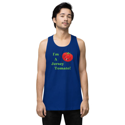 Jersey Tomato Men’s premium tank top