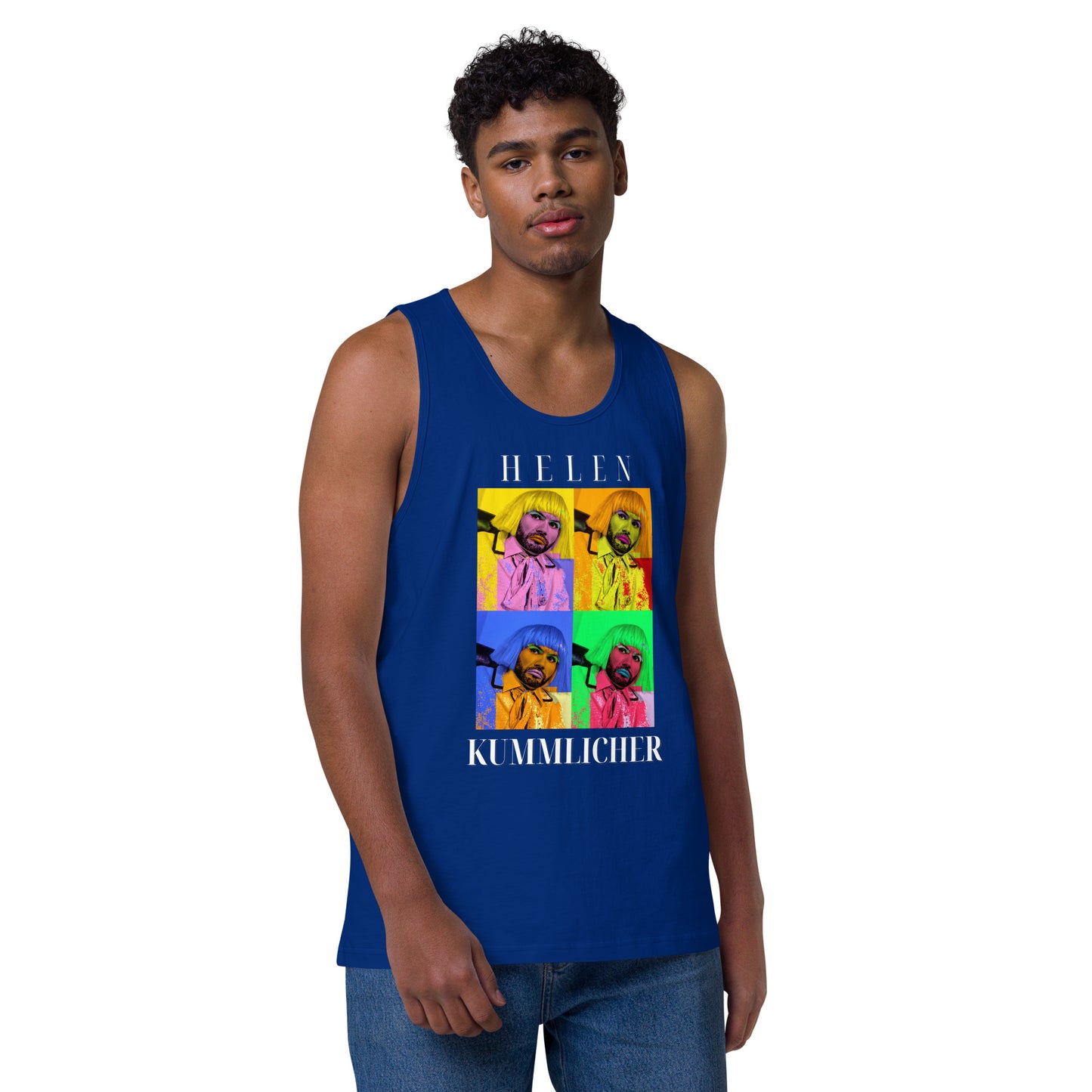 Pop Art Helen Men’s premium tank top