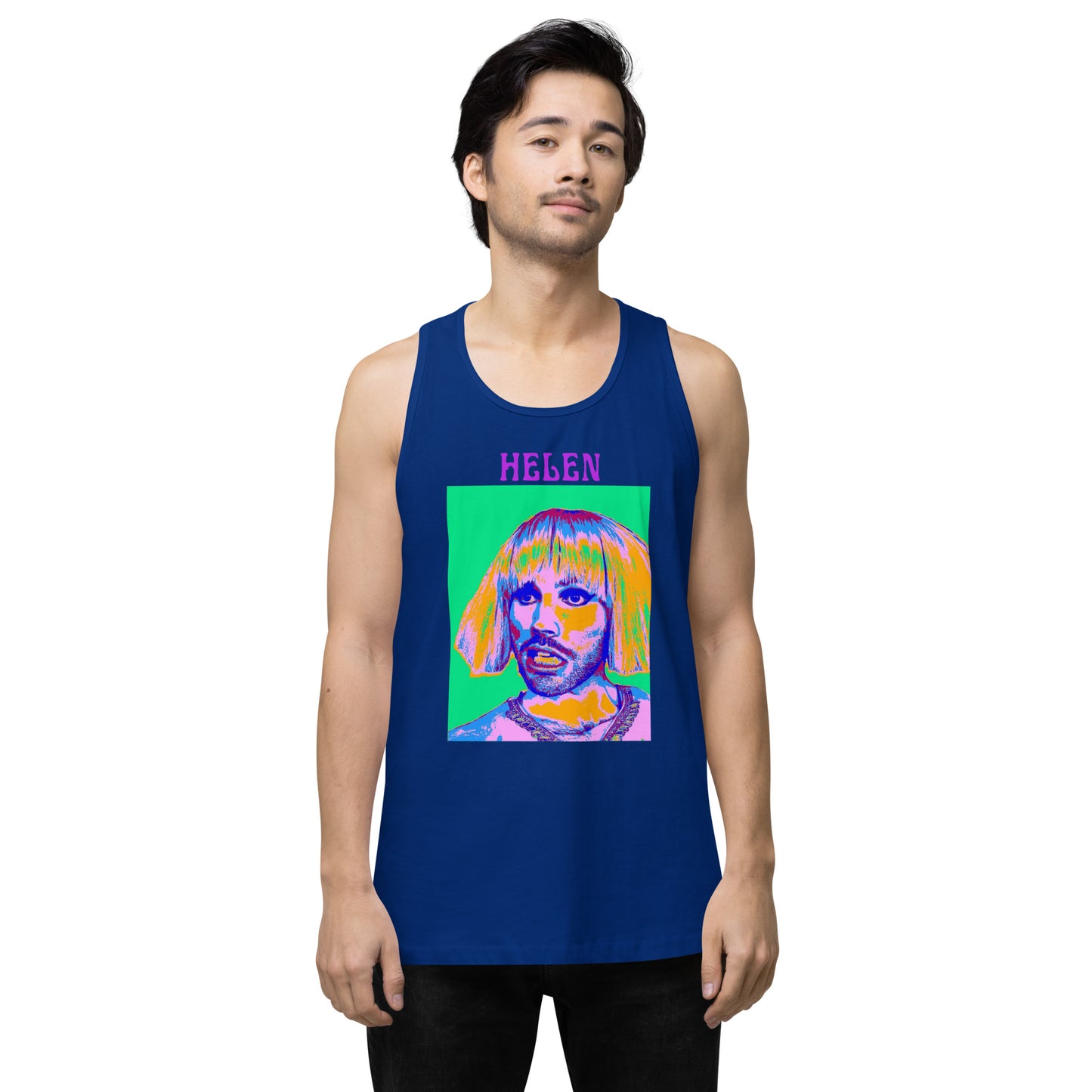 Helen Acid Trip Men’s premium tank top