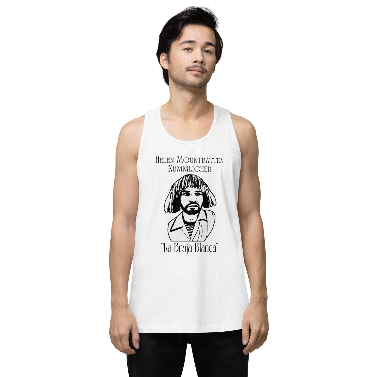 La Bruja Blanca Men’s premium tank top