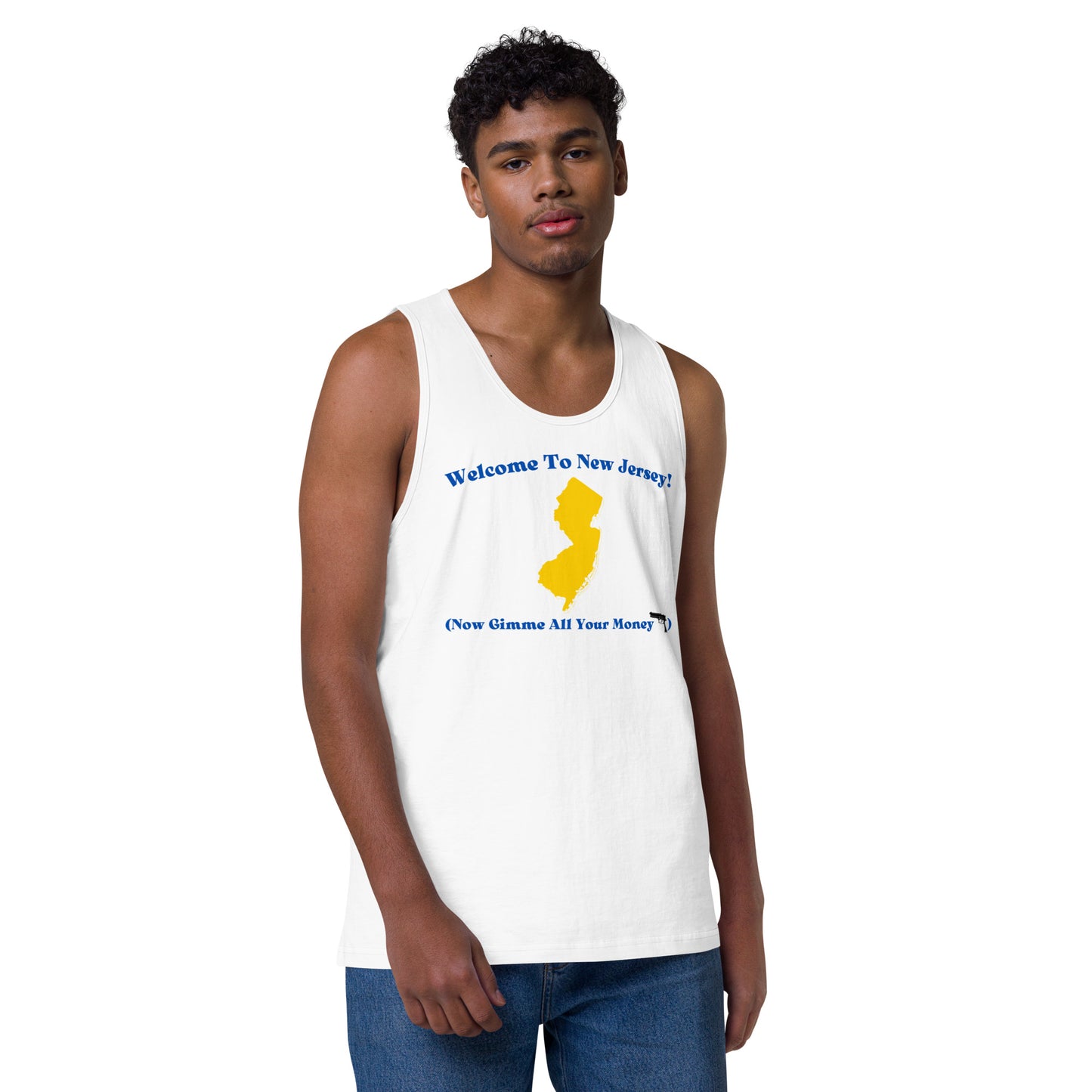 Welcome to New Jersey Men’s premium tank top