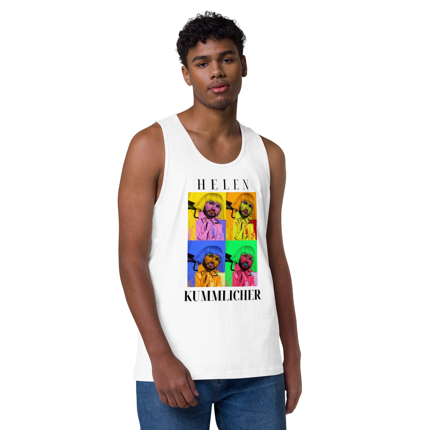 Pop Art Helen Men’s premium tank top