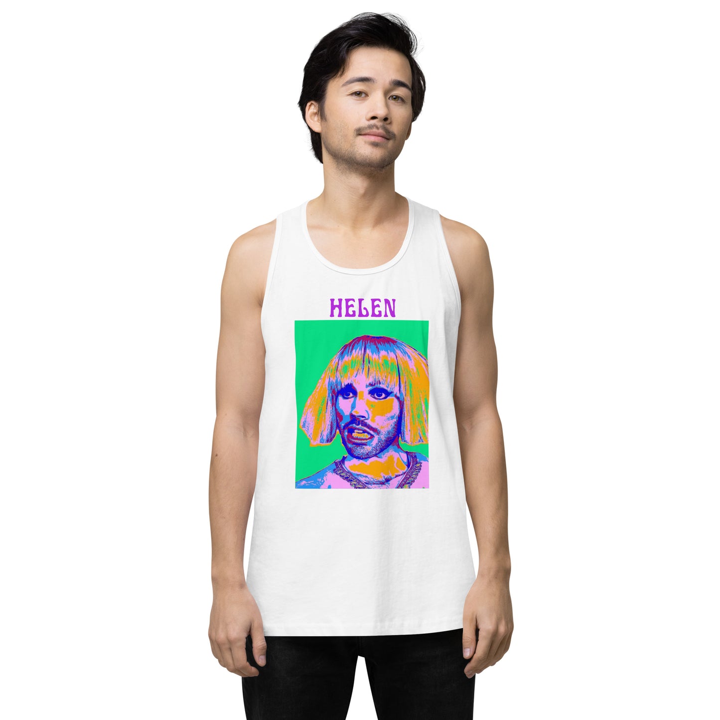 Helen Acid Trip Men’s premium tank top