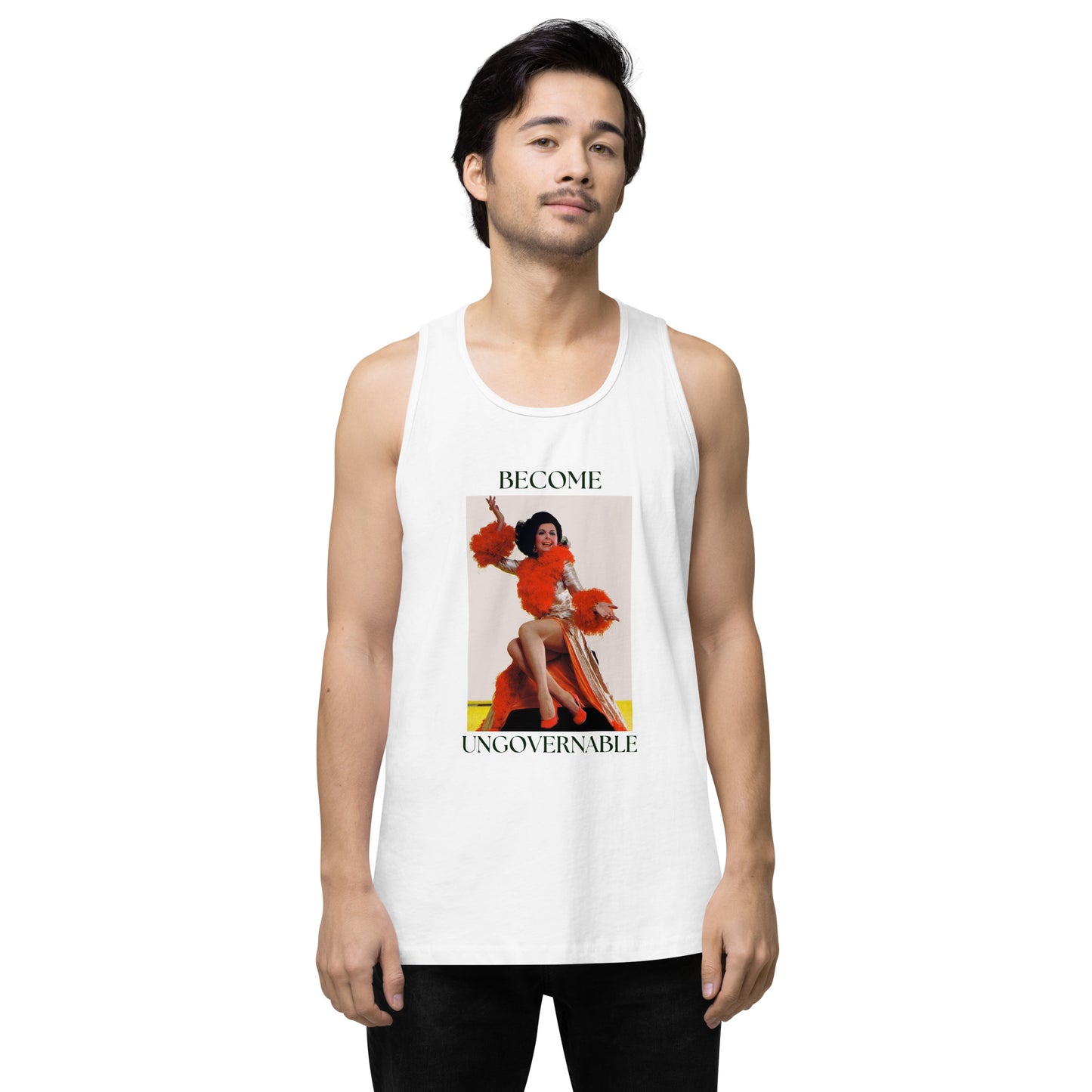 Ann Miller Men’s premium tank top