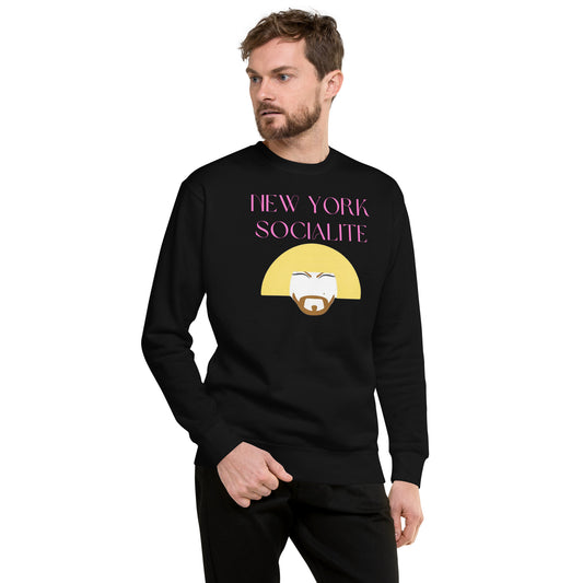 New York Socialite Helen Unisex Premium Sweatshirt
