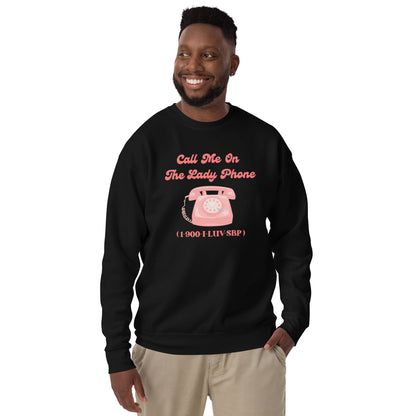 Lady Phone Unisex Premium Sweatshirt