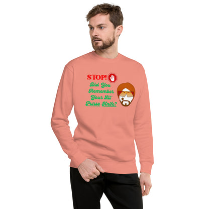 Mickey's Purse Knife Unisex Premium Sweatshirt