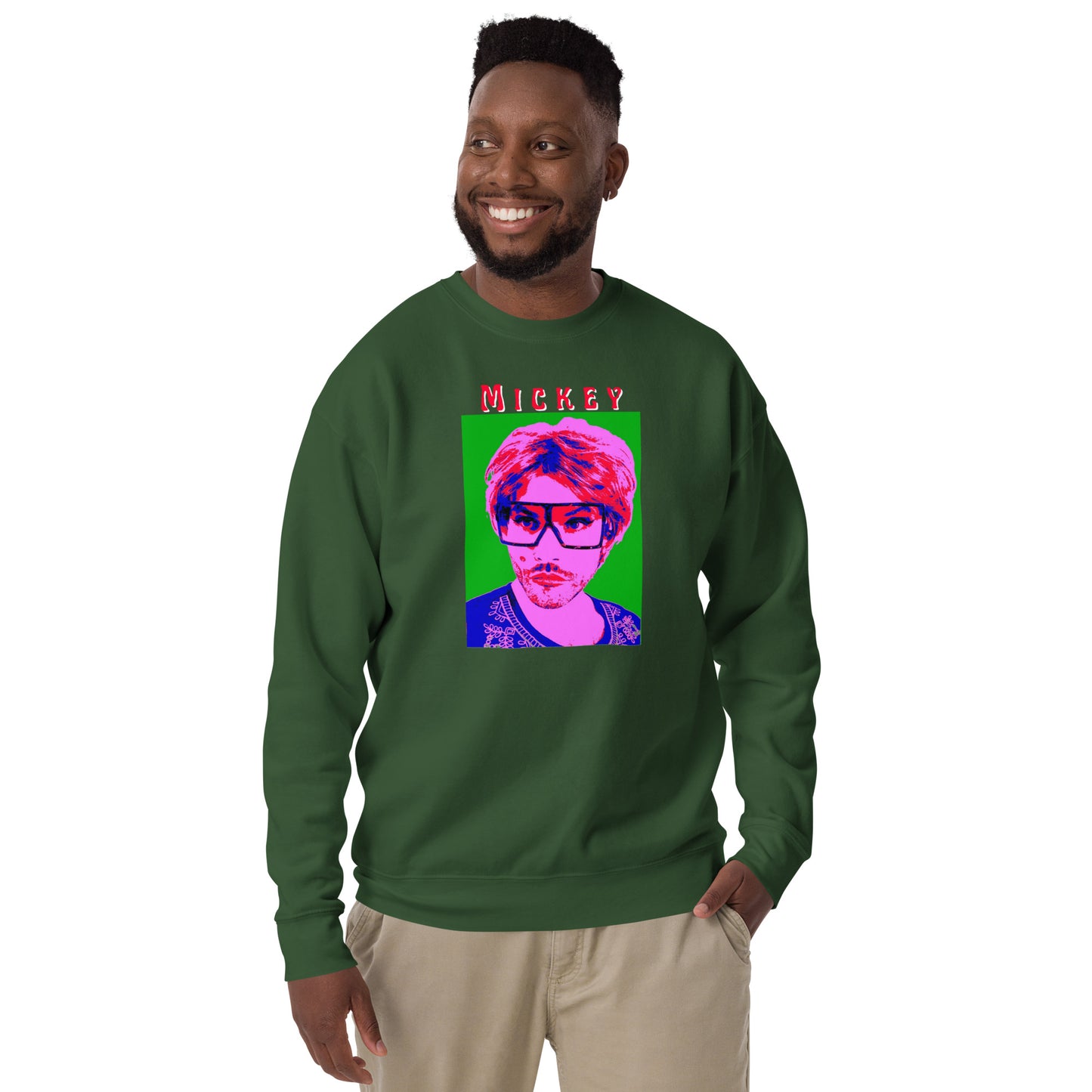 Pop Art Mickey Unisex Premium Sweatshirt