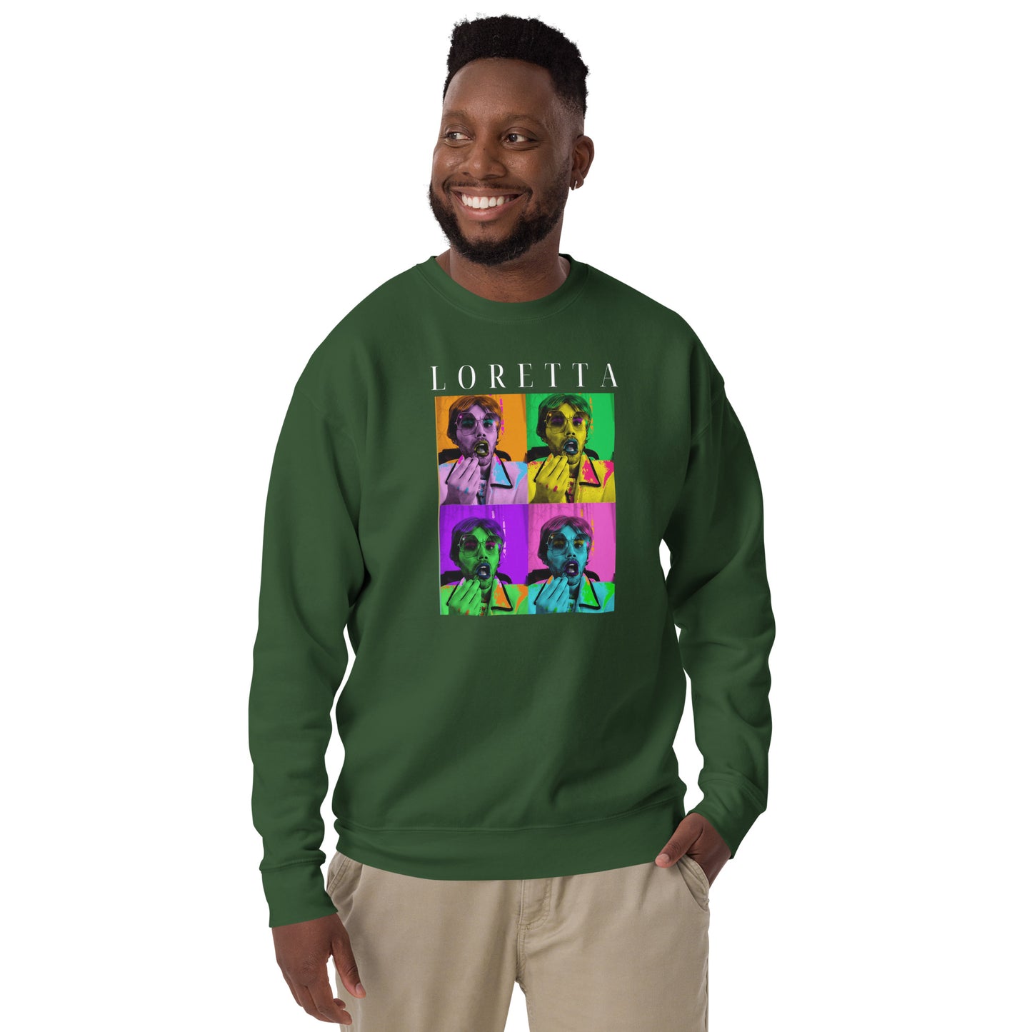 Pop Loretta Unisex Premium Sweatshirt