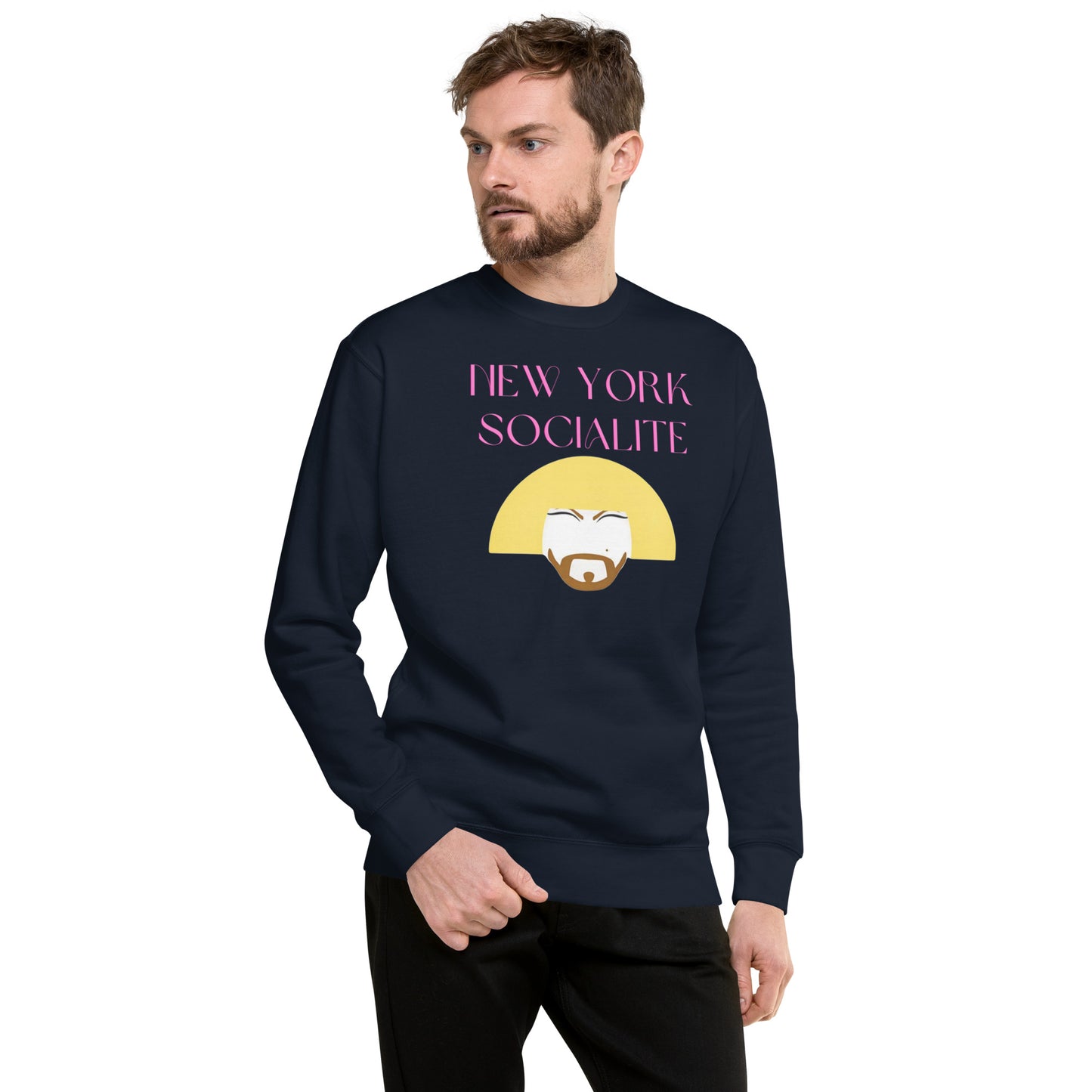 New York Socialite Helen Unisex Premium Sweatshirt