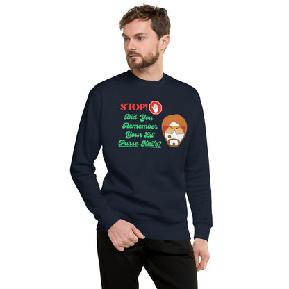 Mickey's Purse Knife Unisex Premium Sweatshirt