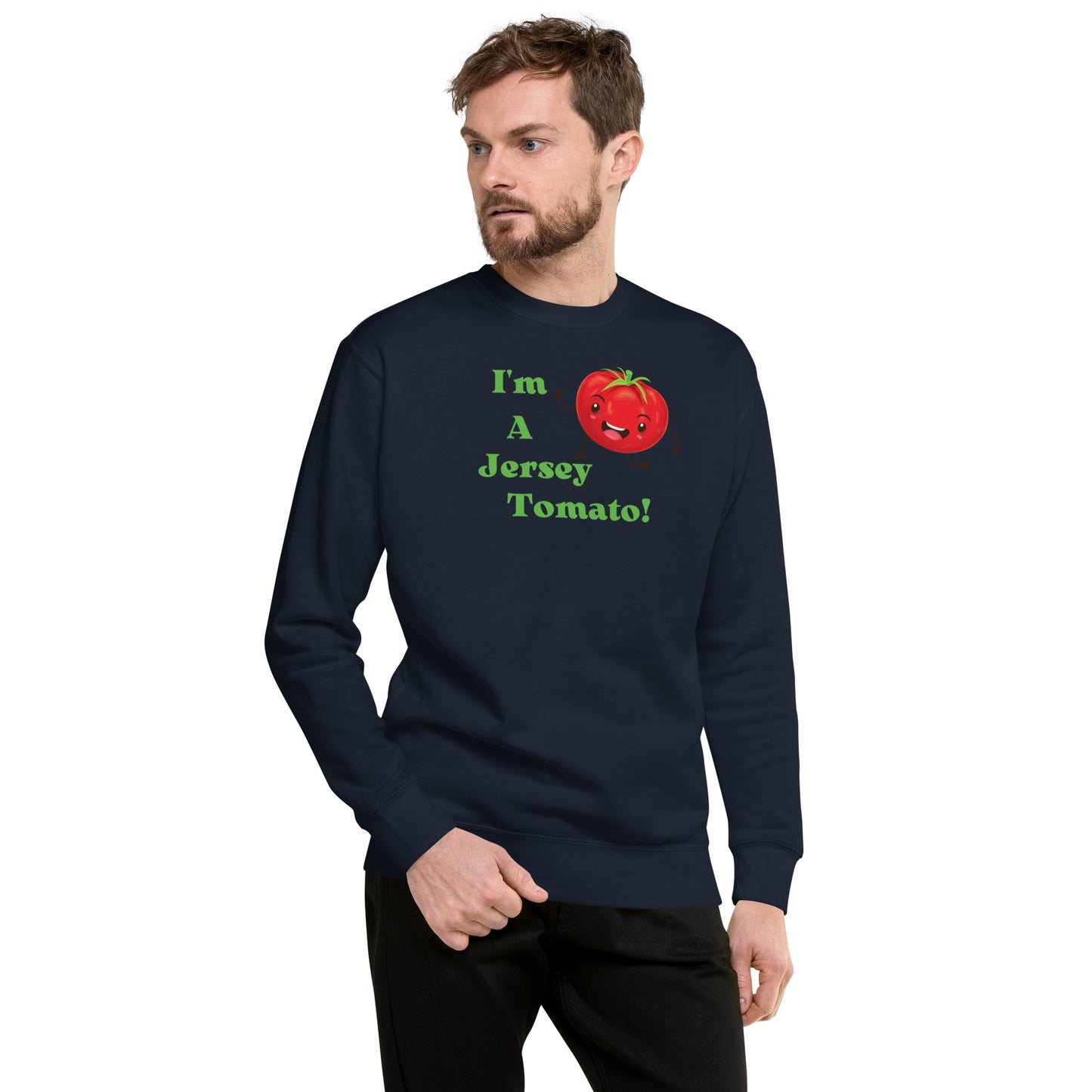 Jersey Tomato Unisex Premium Sweatshirt