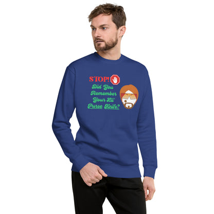 Mickey's Purse Knife Unisex Premium Sweatshirt