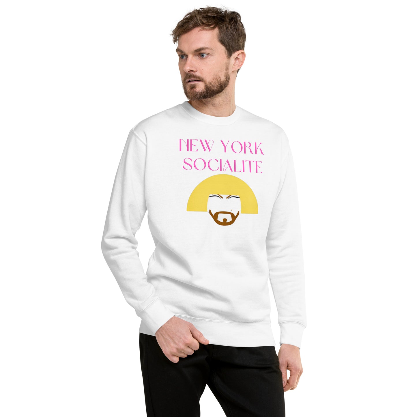 New York Socialite Helen Unisex Premium Sweatshirt