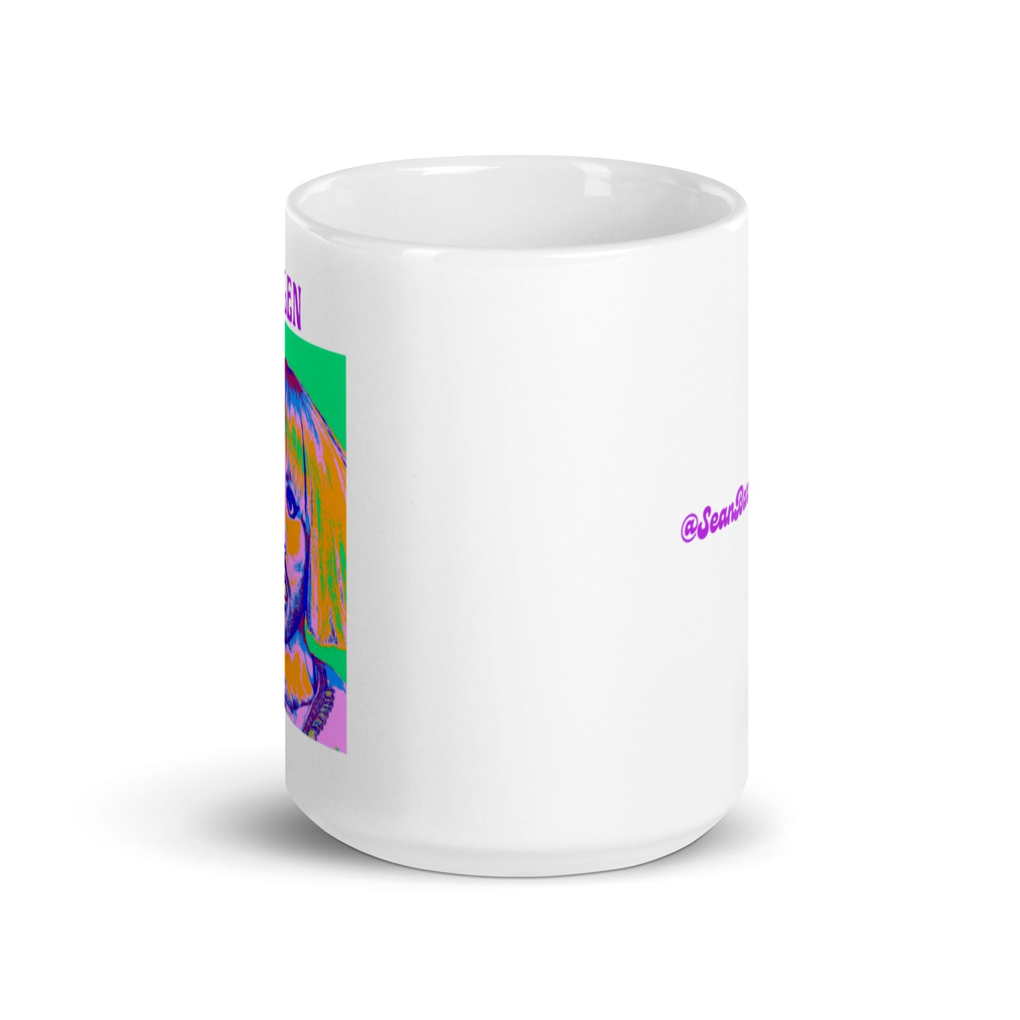 Helen Acid Trip White glossy mug