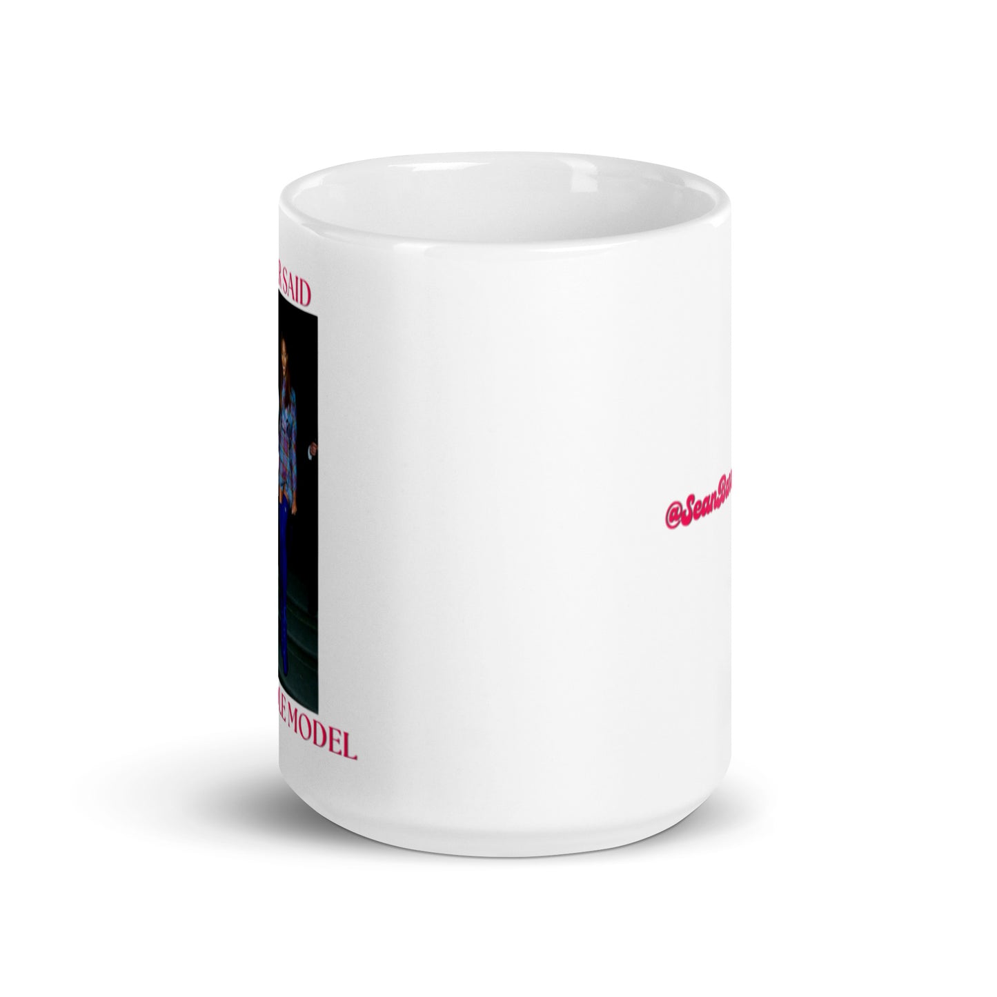 Supermodel White glossy mug