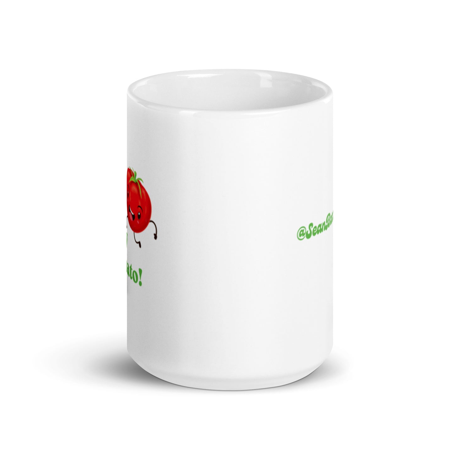 I'm a Jersey Tomato White glossy mug